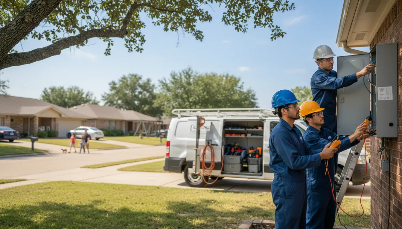 Certified electrician providing emergency electrical services in Hoffman, NC